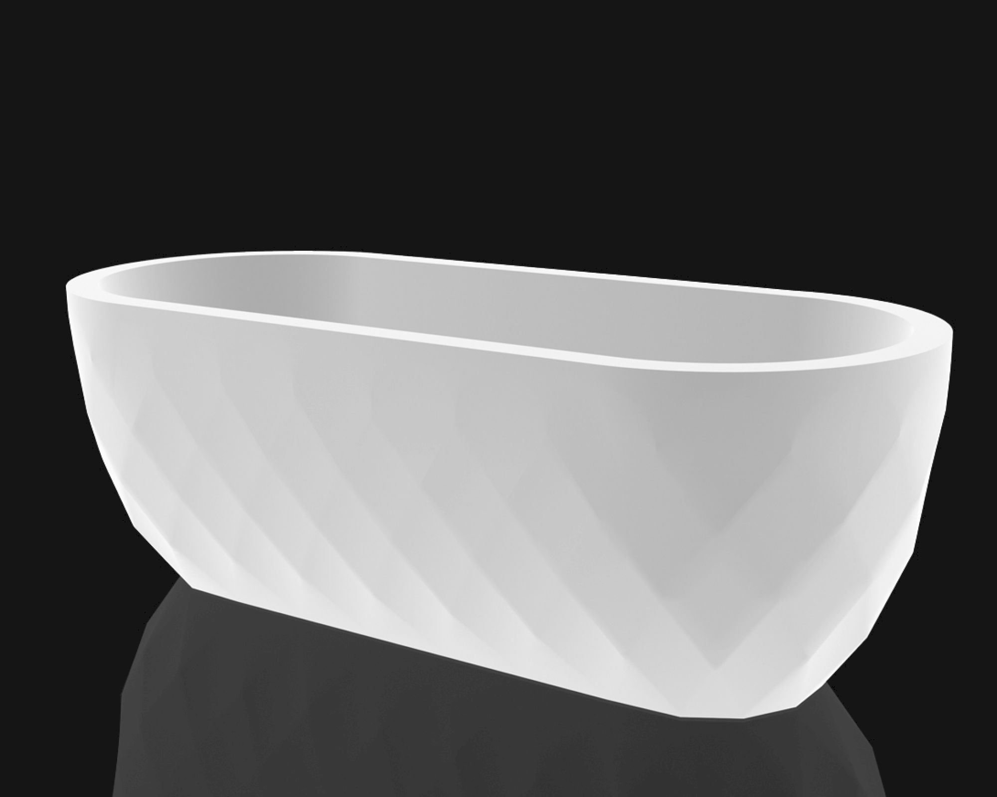 Vondom »VASO« Jardinera Outdoor Pflanzengefäß - LED - Beleuchtung 14x33 cm / Weiß LED