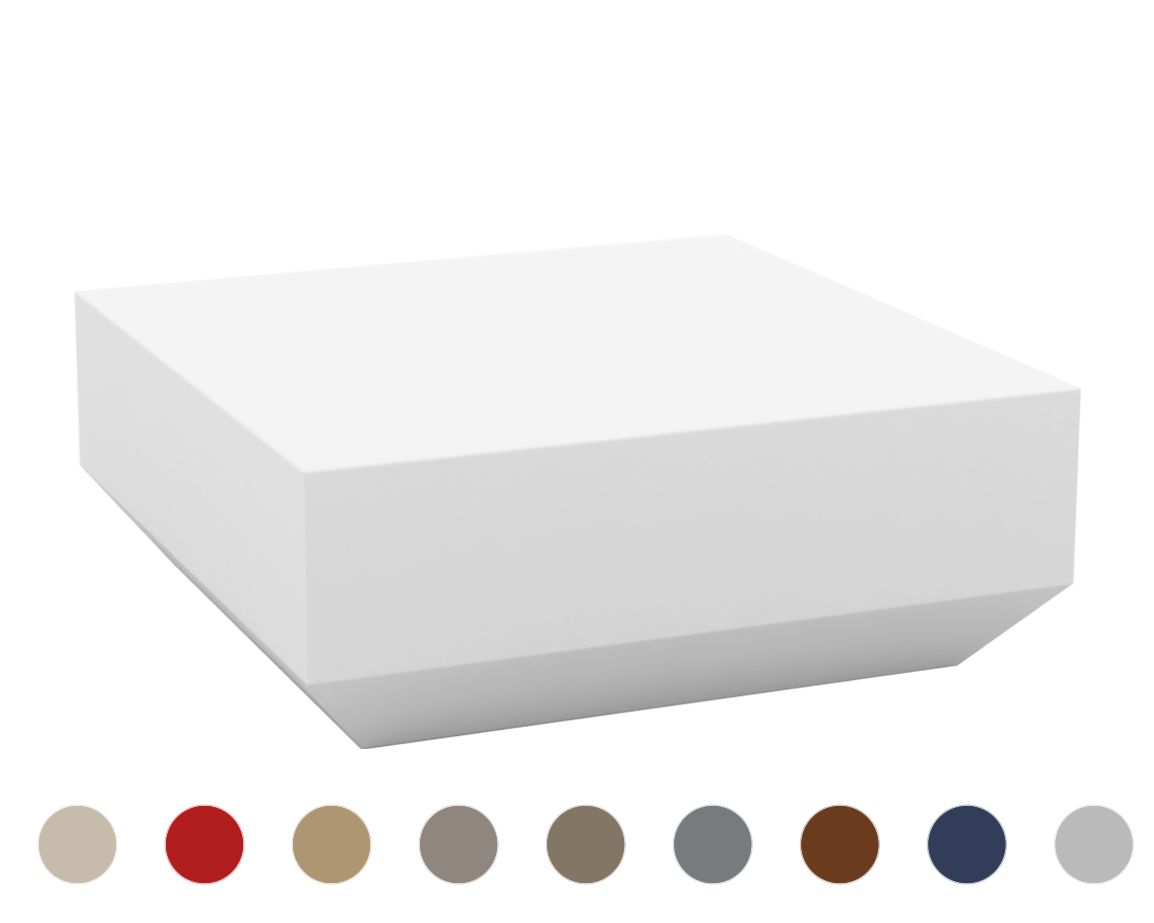 Vondom »VELA« Outdoor Beistelltisch Basic matt / Ecru