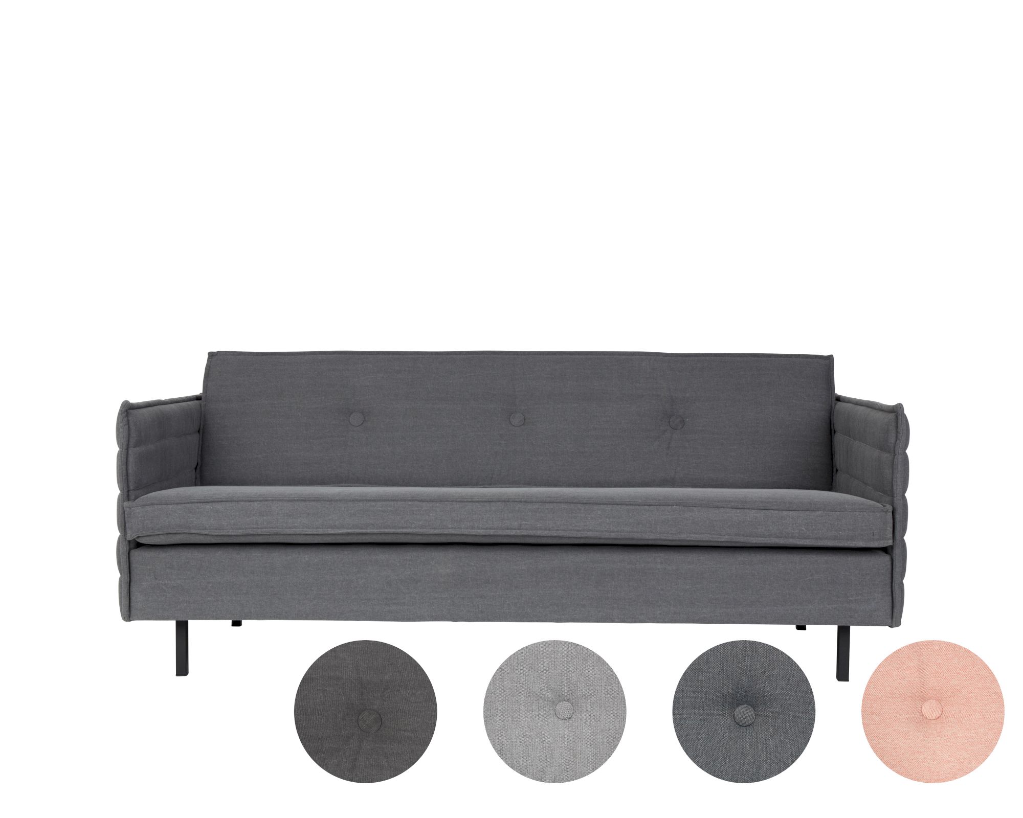 Zuiver Couch Jaey 2,5-Sitzer / Grau