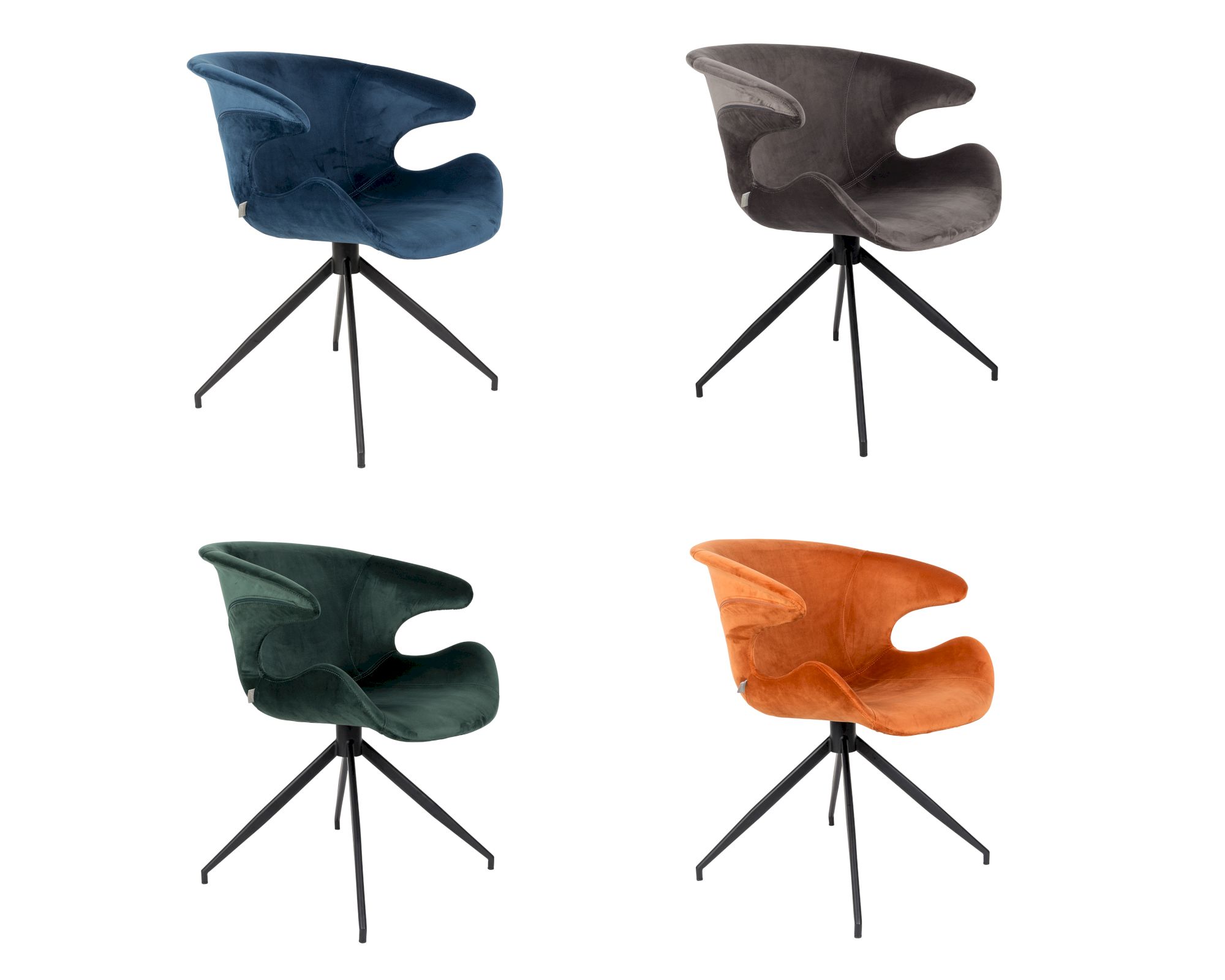 Zuiver Designer-Stuhl Mia Grün