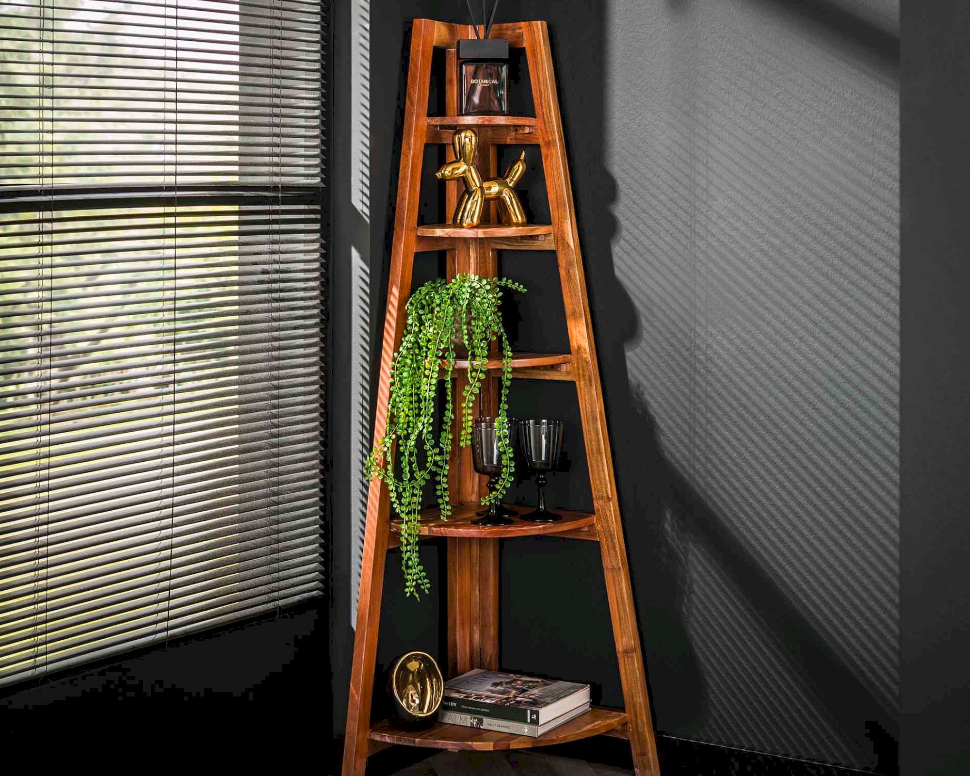 designline »Angle« Wandregal aus Mangoholz