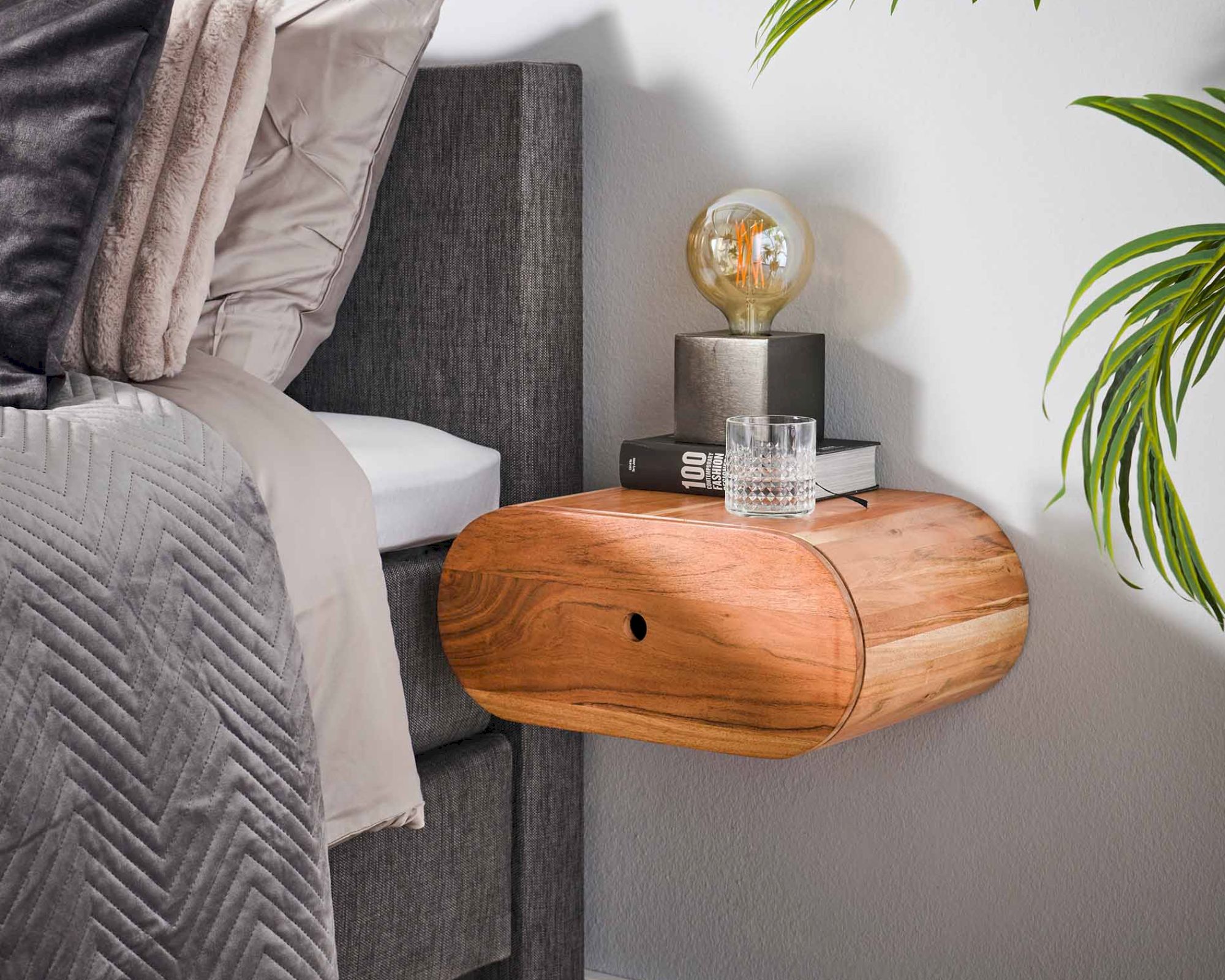 designline »Bend« Nachttisch 1 Schublade