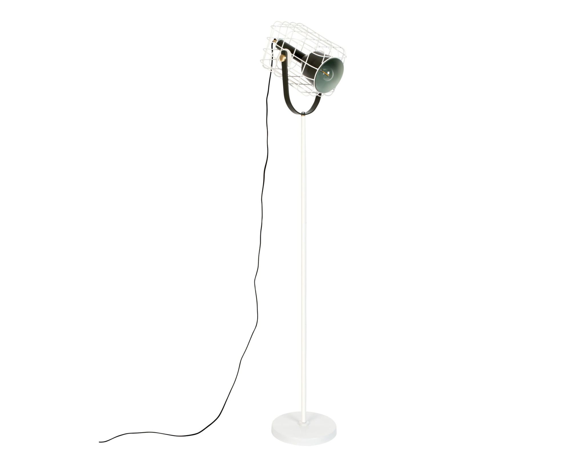 designline »Cage« Stehlampe weiss