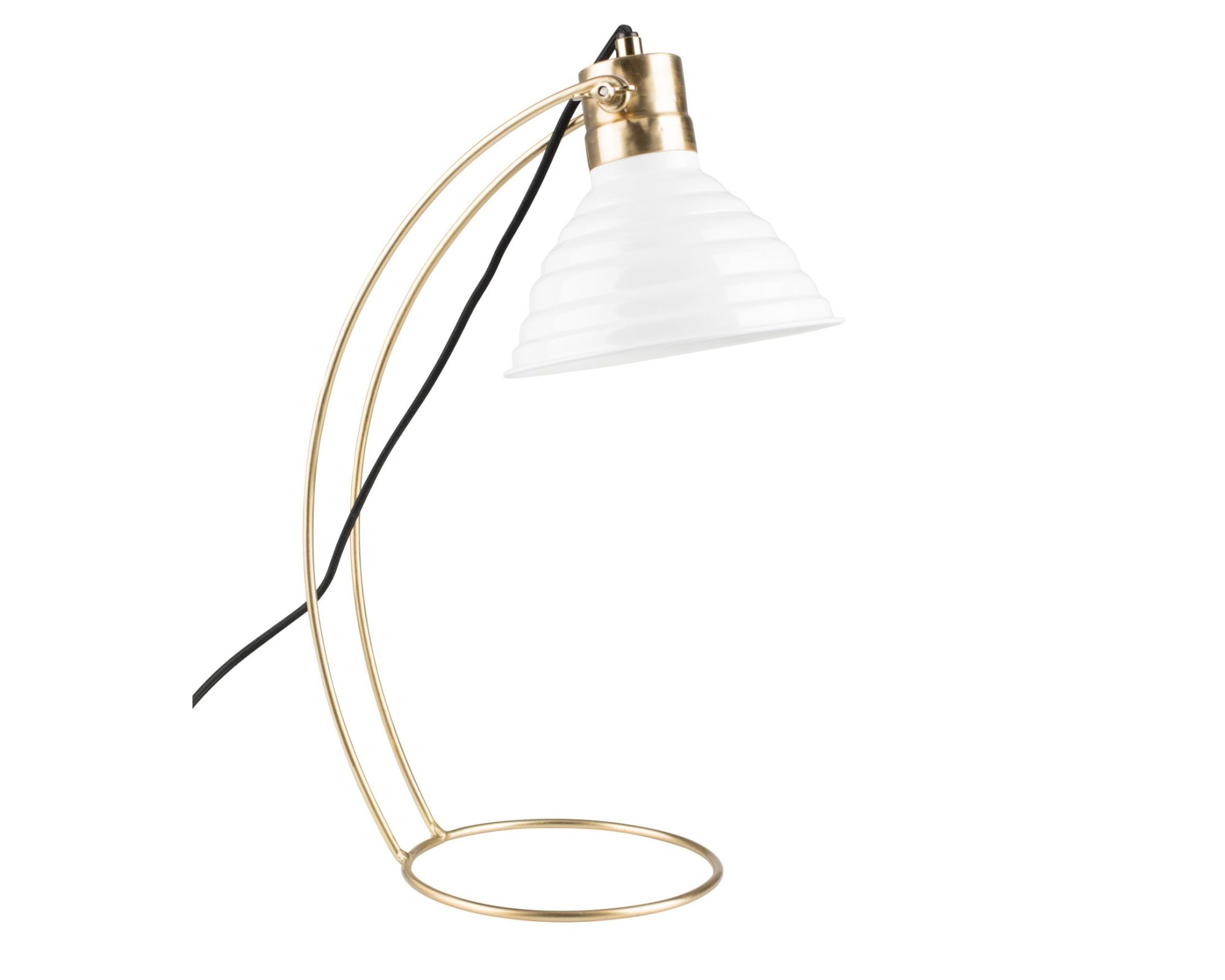 designline »Curly« Tischlampe weiss
