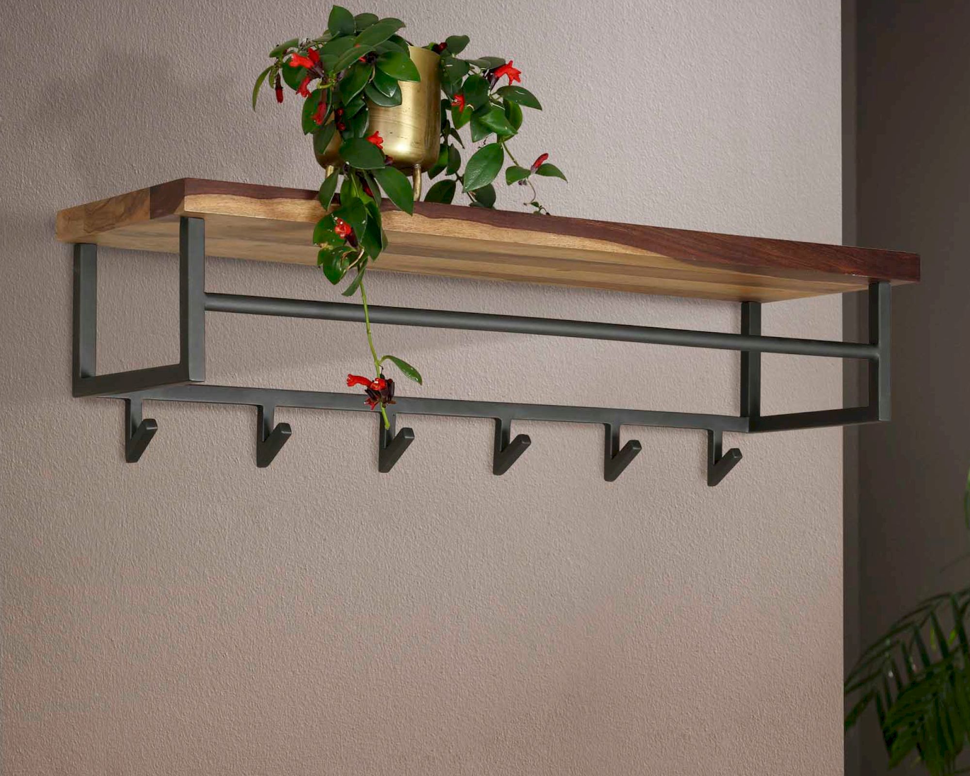 designline »Daytona« Garderobe 6 Haken 100x27x30 cm