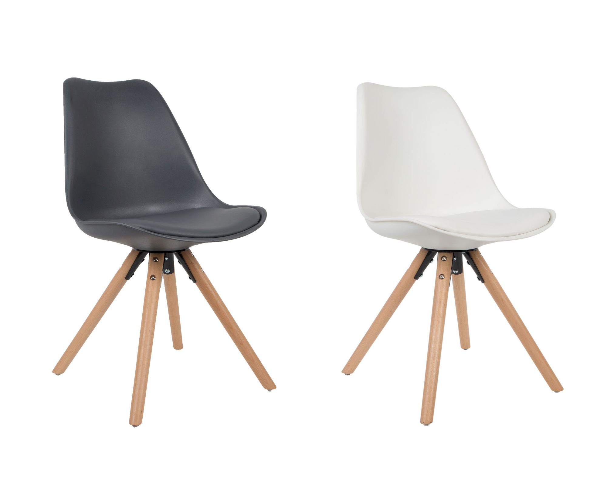 designline Designer-Stuhl Tryck Dunkelgrau