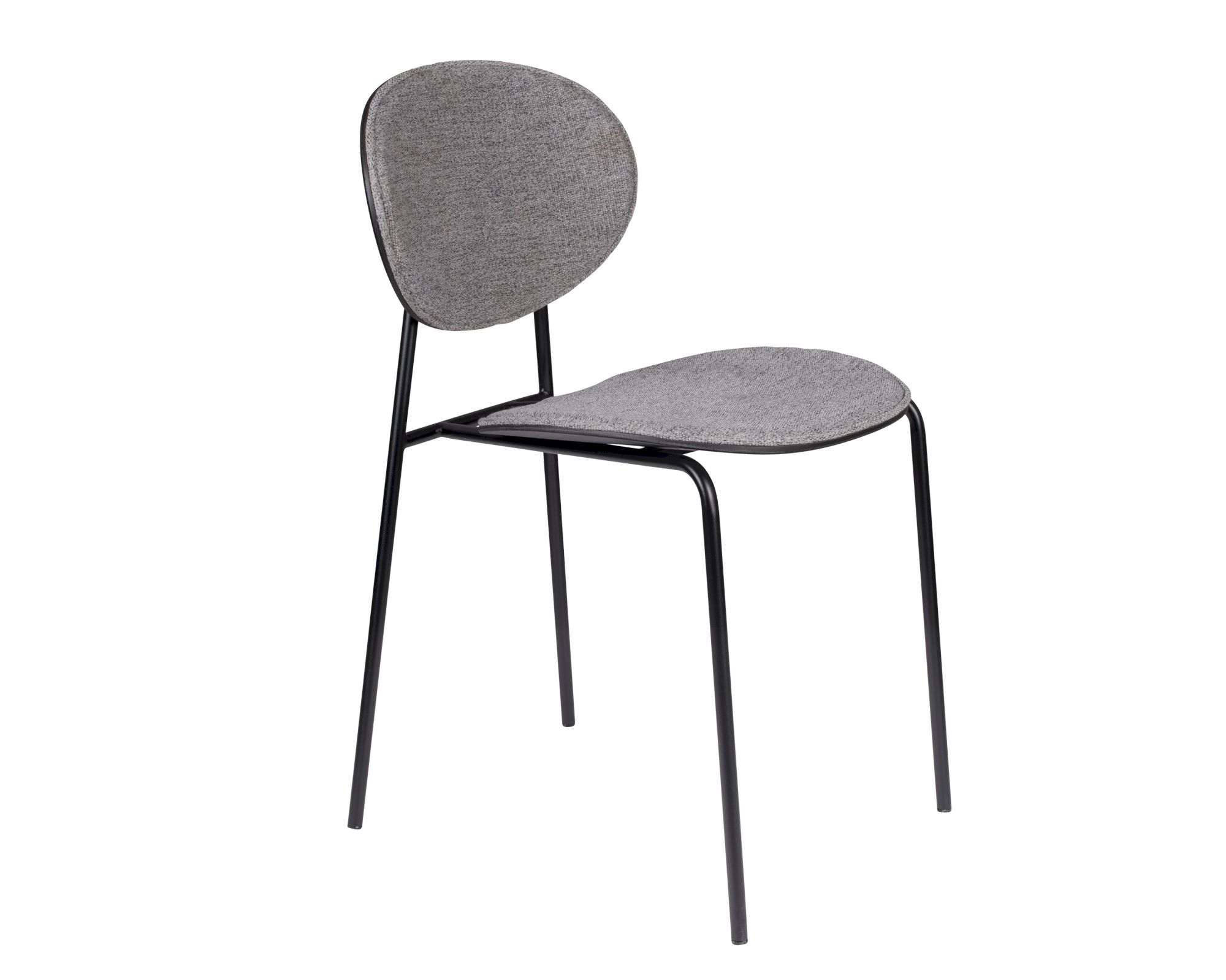 designline »Donny« Stuhl grau 43x51,5x77,5 cm