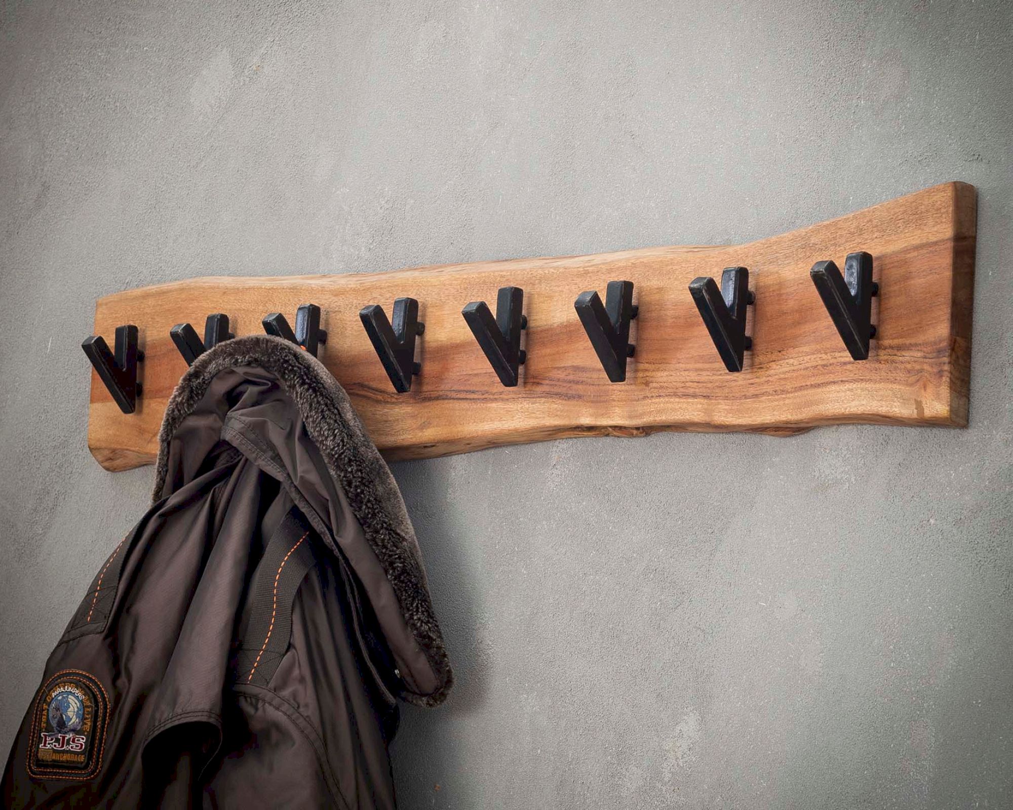 designline »Edge« Garderobe 8 Haken 90x15x9 cm