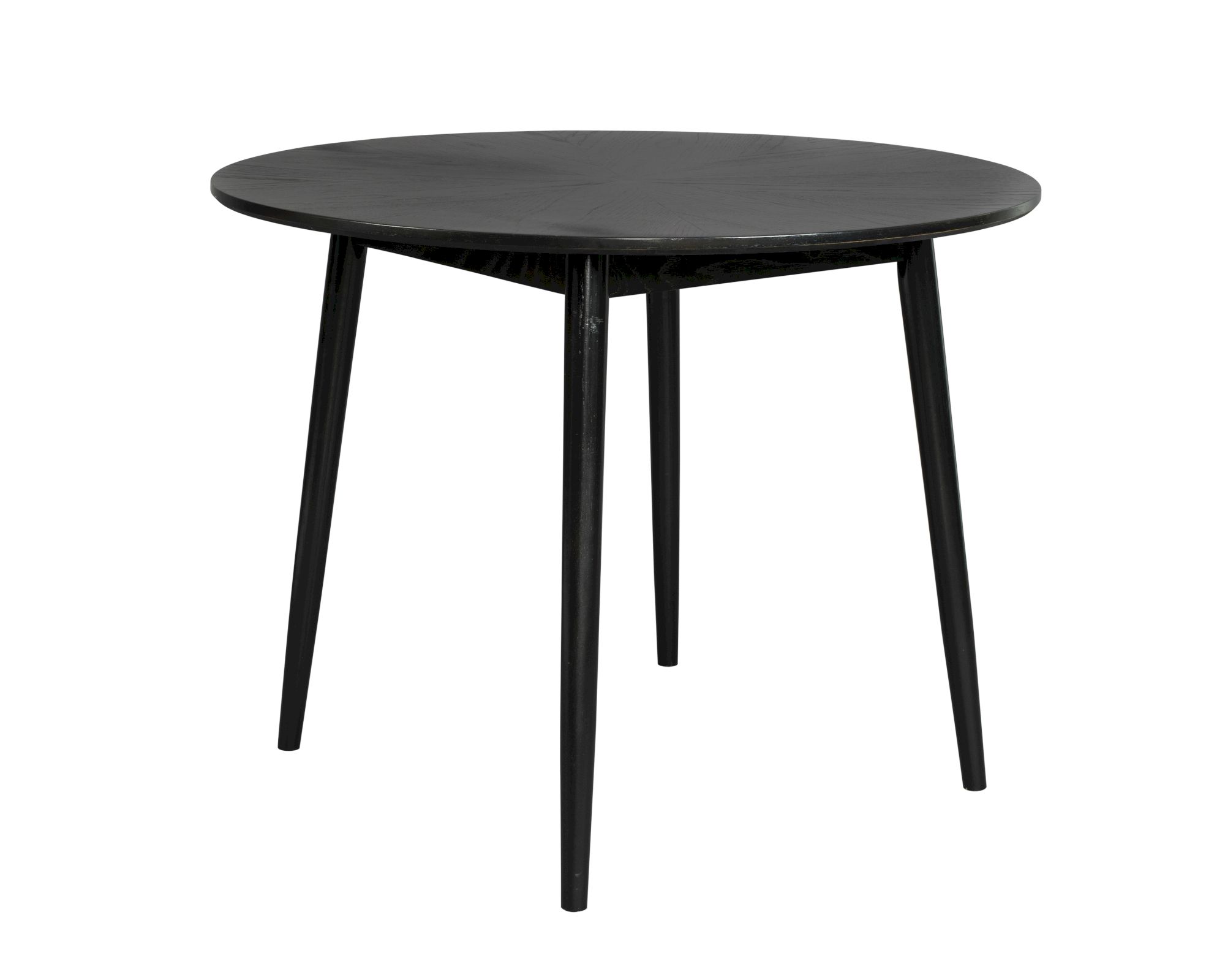 designline »Fabio« Esstisch rund in Eiche schwarz Ø 120 cm