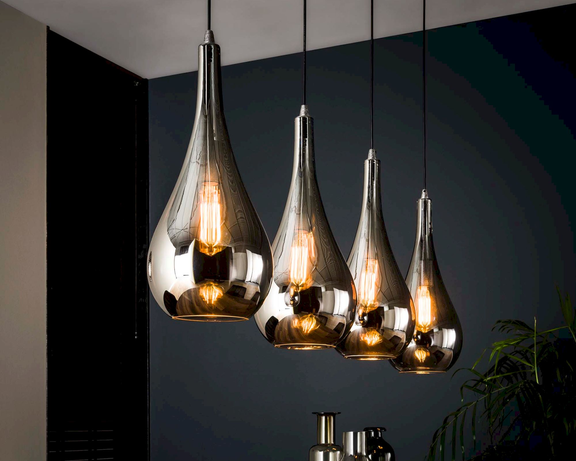designline »Funke« Hängelampe Glas