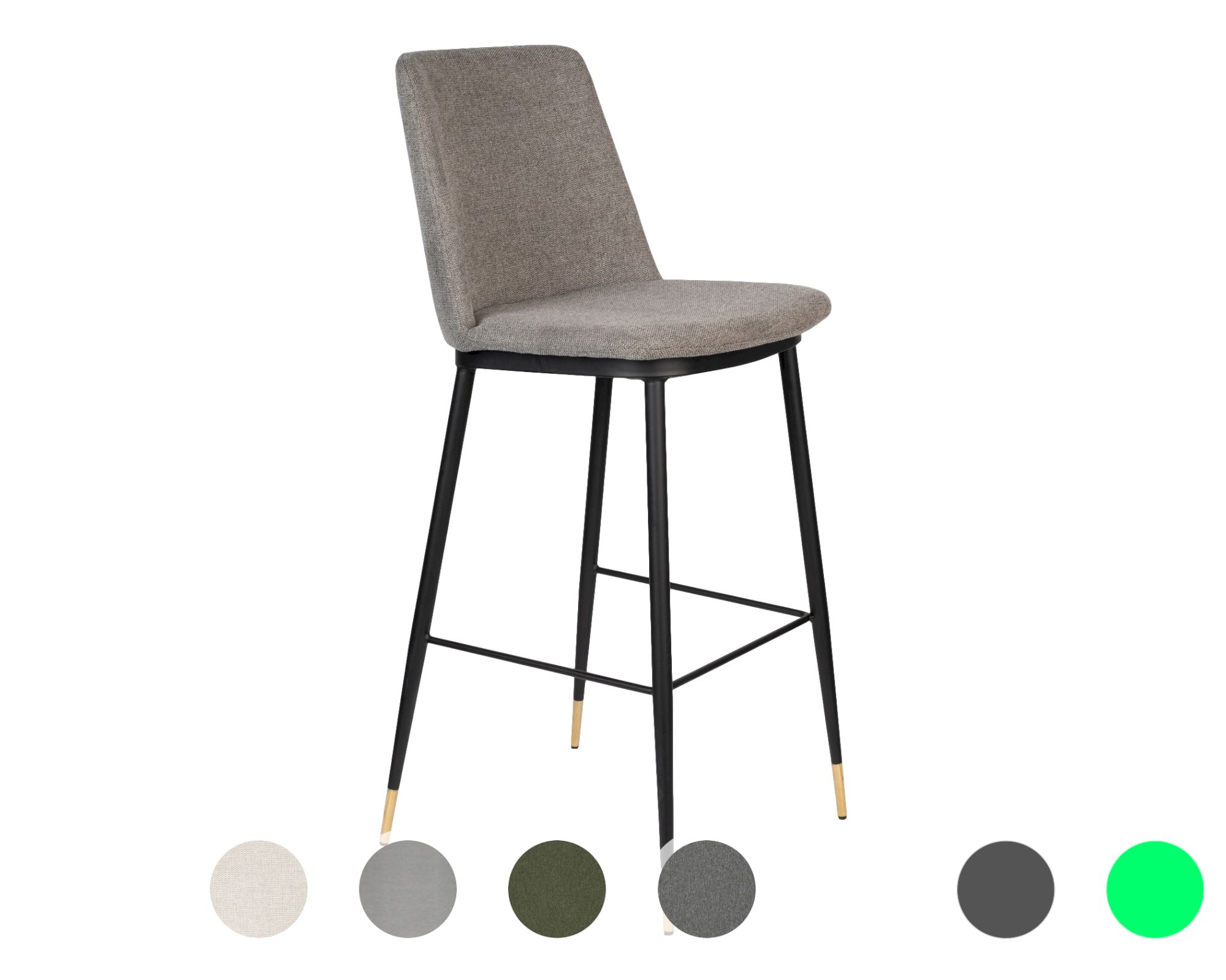 designline »Lionel« Barstuhl 105 cm / dunkelgrün