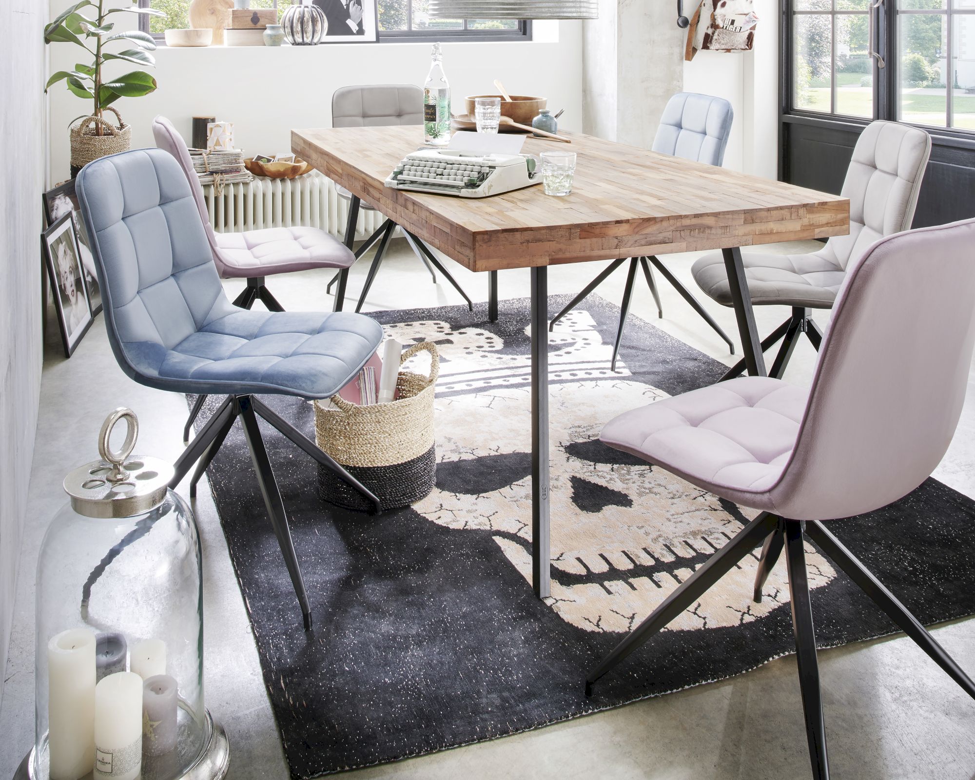 designline »M2H-Smile« Polsterstuhl dunkelbraun