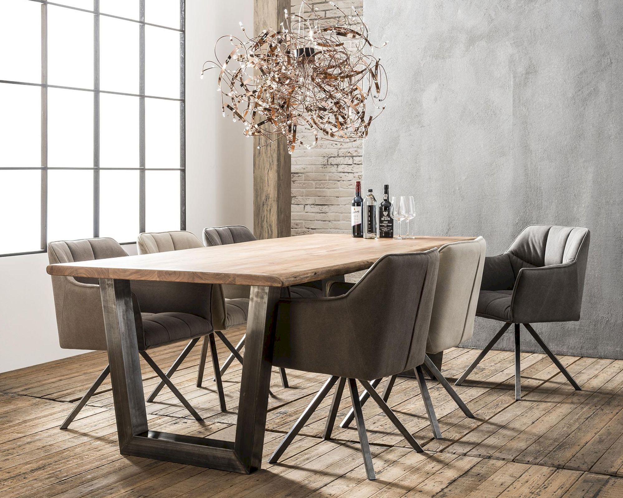 designline »Mozart« Massivholz Esstisch 300x100 cm