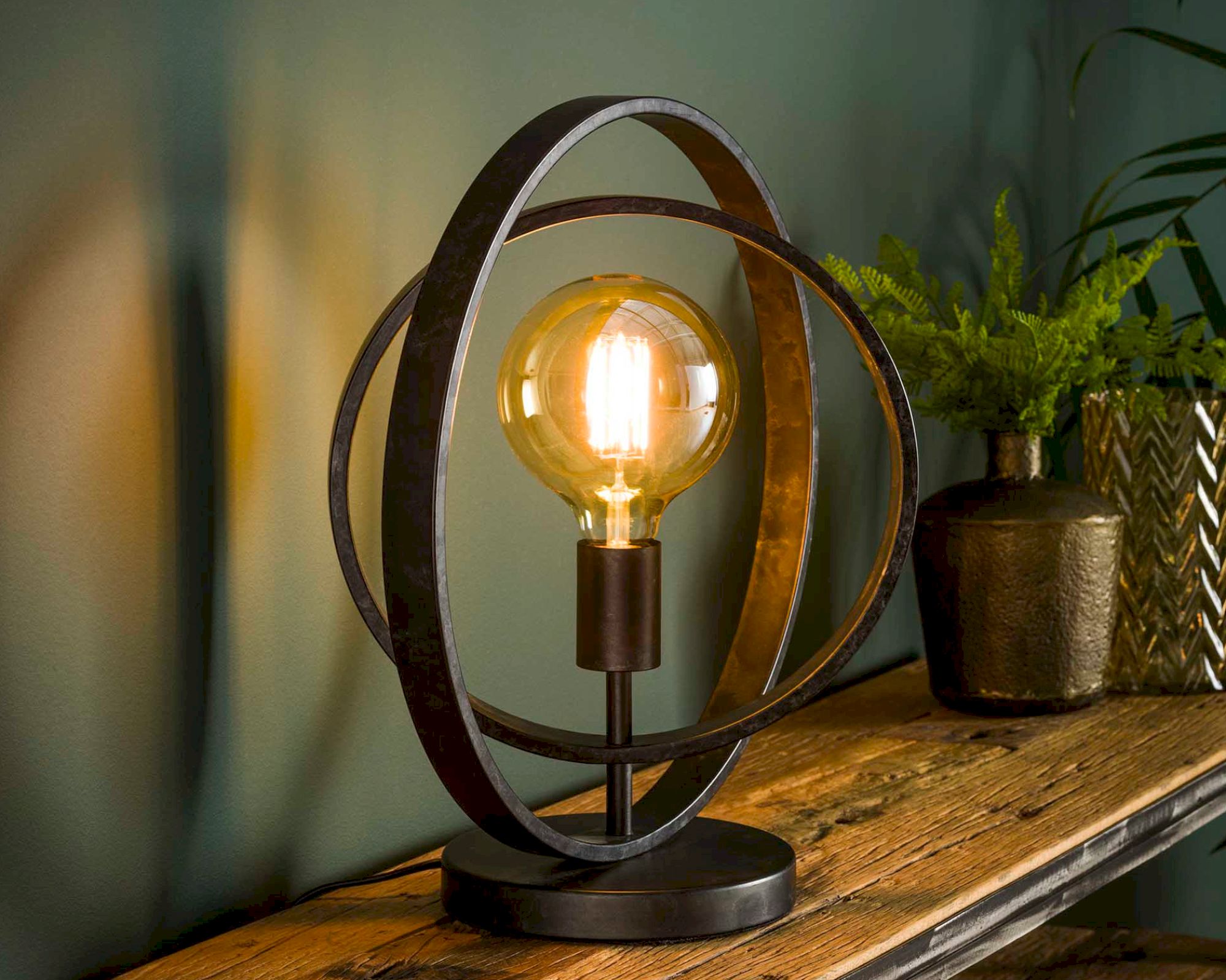 designline »Noll« Tischlampe Metall
