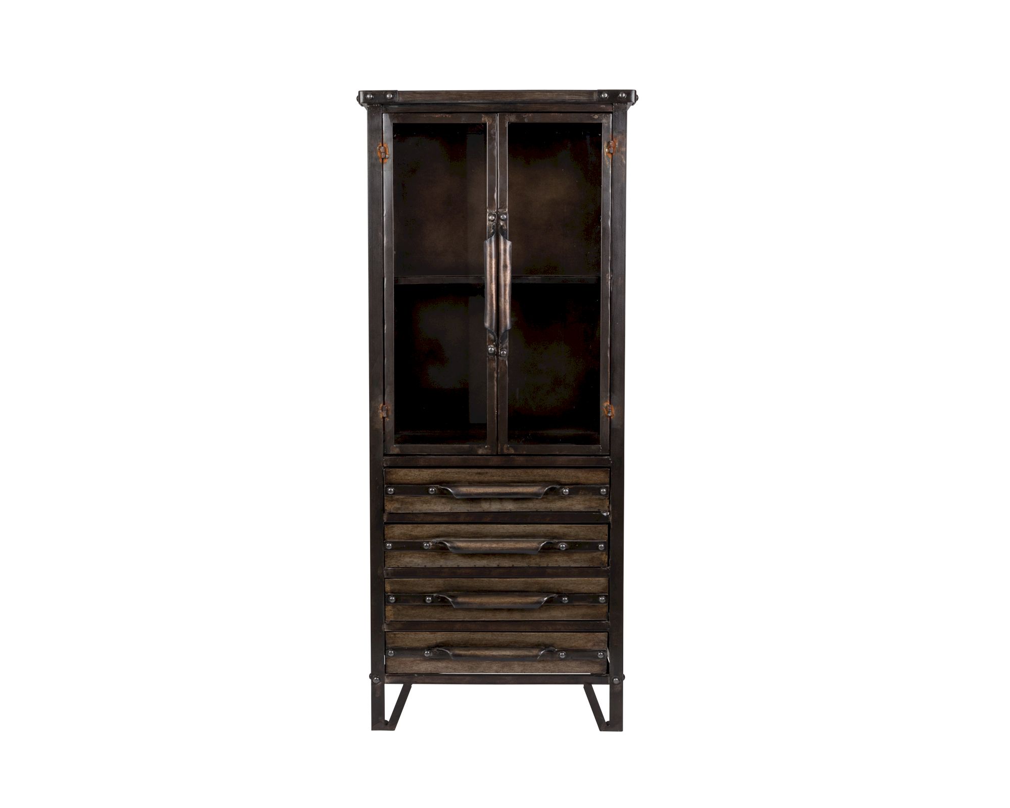 designline »Otis« Vitrine 4 Schubfächer, 1 Regalboden