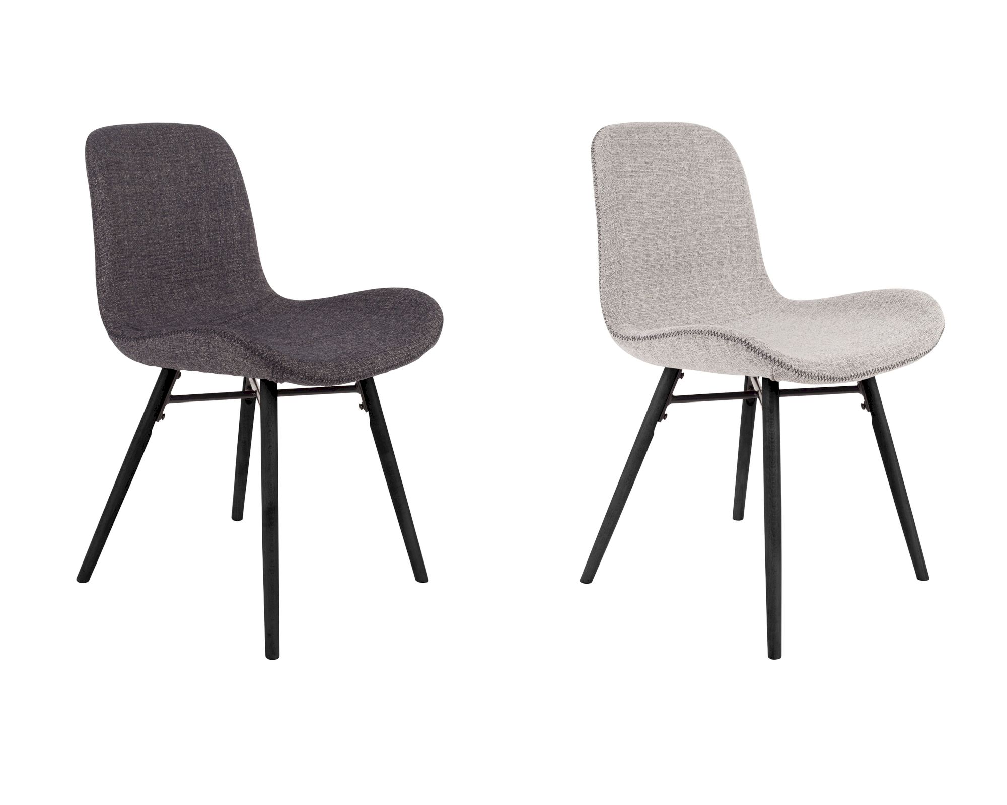 designline Polsterstuhl Lester Hellgrau
