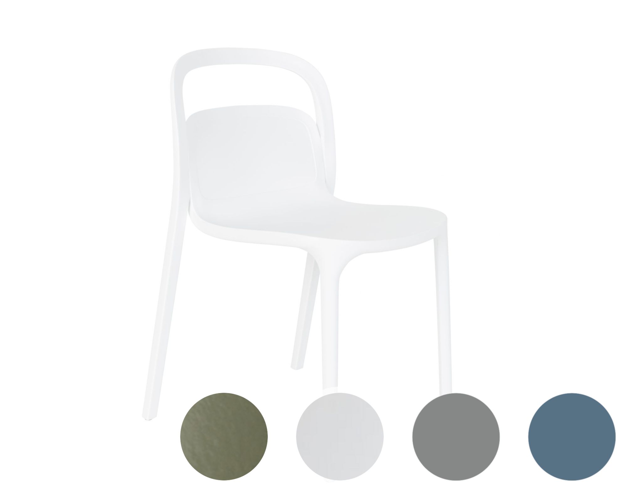 designline »Rex« Stuhl grau