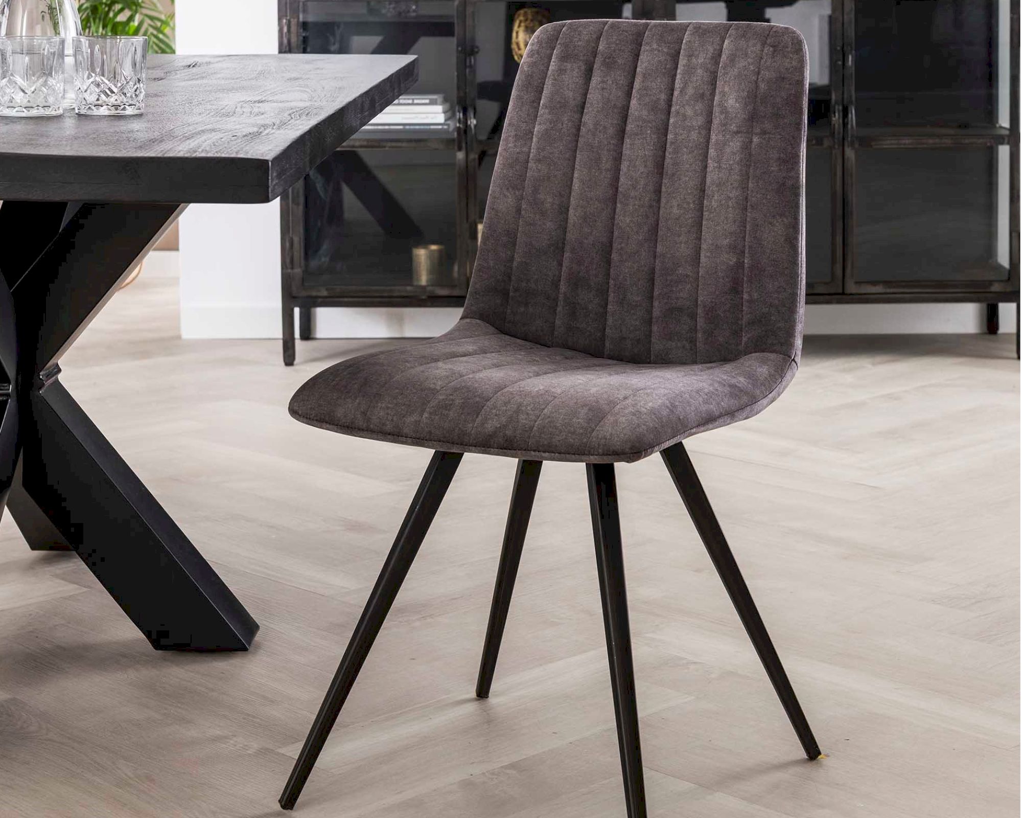 designline »Samy« Esszimmerstuhl Golden velvet