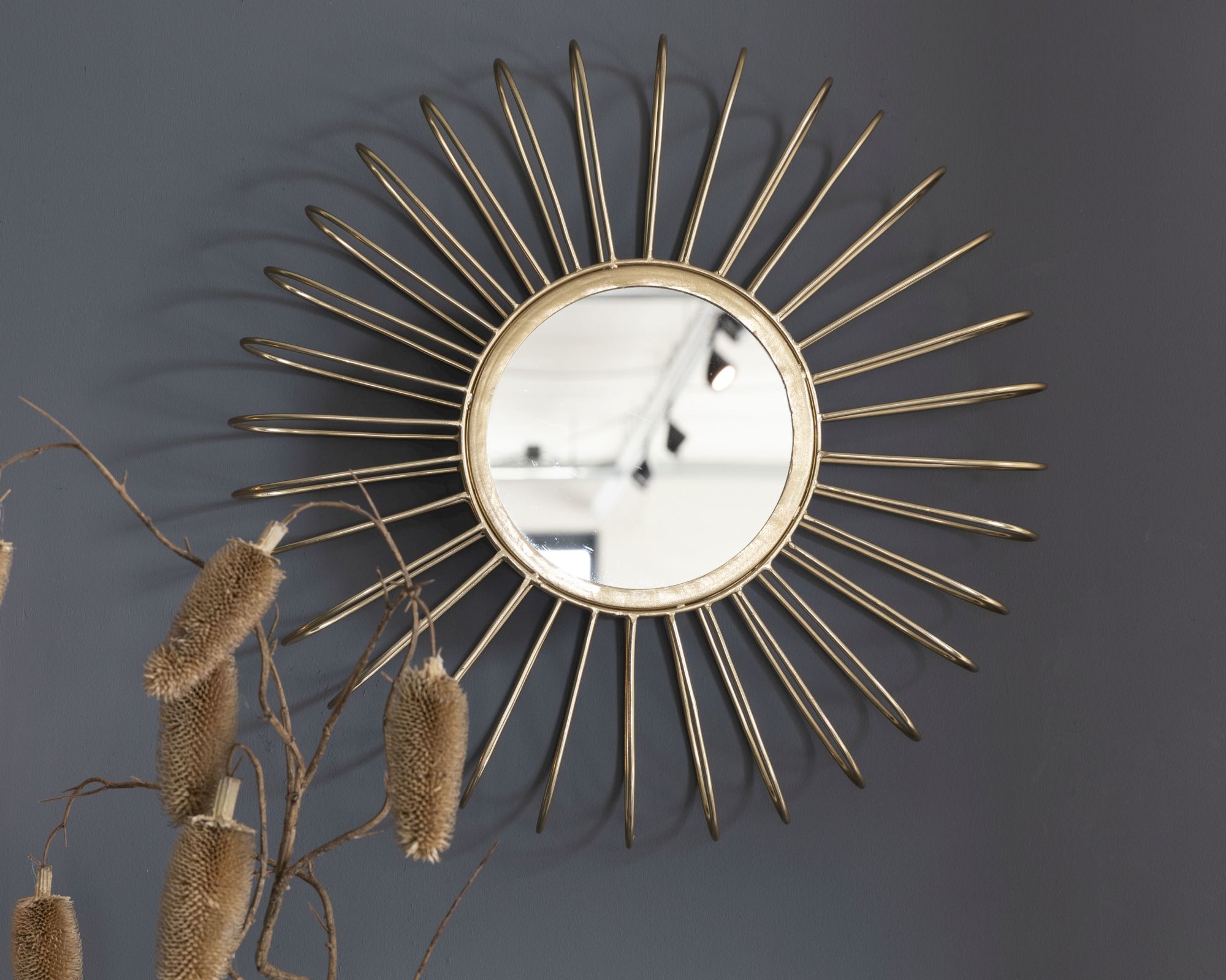 designline »Selena« Wandspiegel schwarz