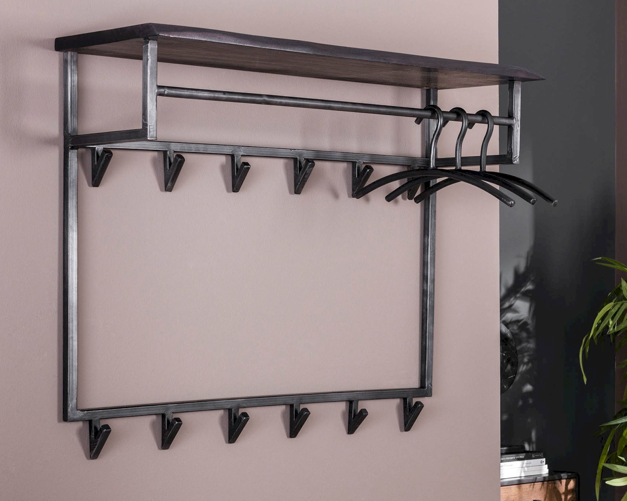 designline »Yucon« Garderobe 12 Haken 100x30x80 cm