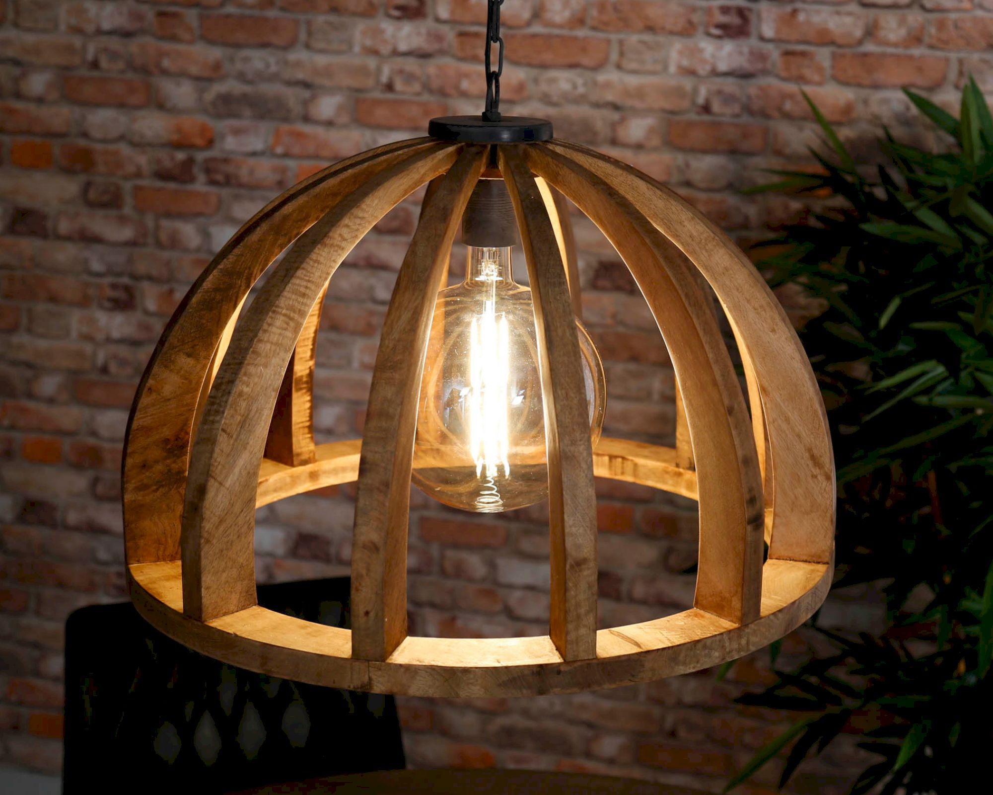 designline »Zanetti« Hängelampe 1 Schirm Stahl