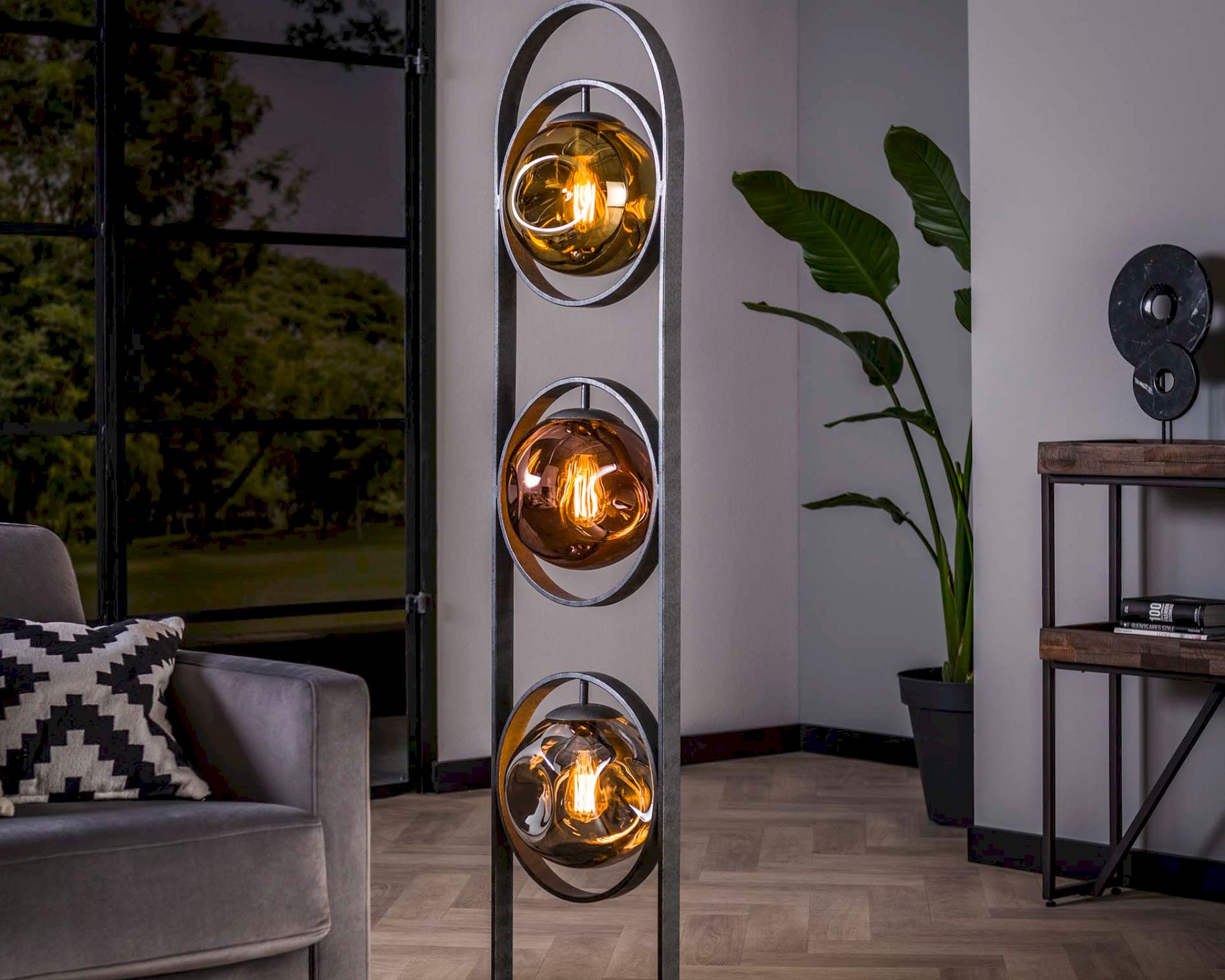 designline »stellar« Stehlampe 37x160x37 cm