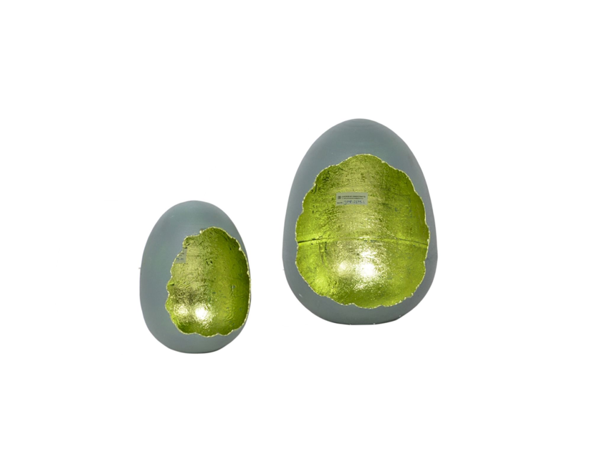 die Faktorei »Egg« Windlicht II Hellgrün