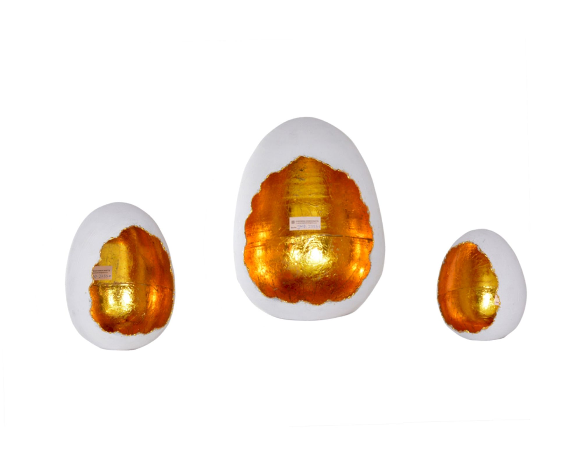 die Faktorei »Egg« Windlicht I Blattgold