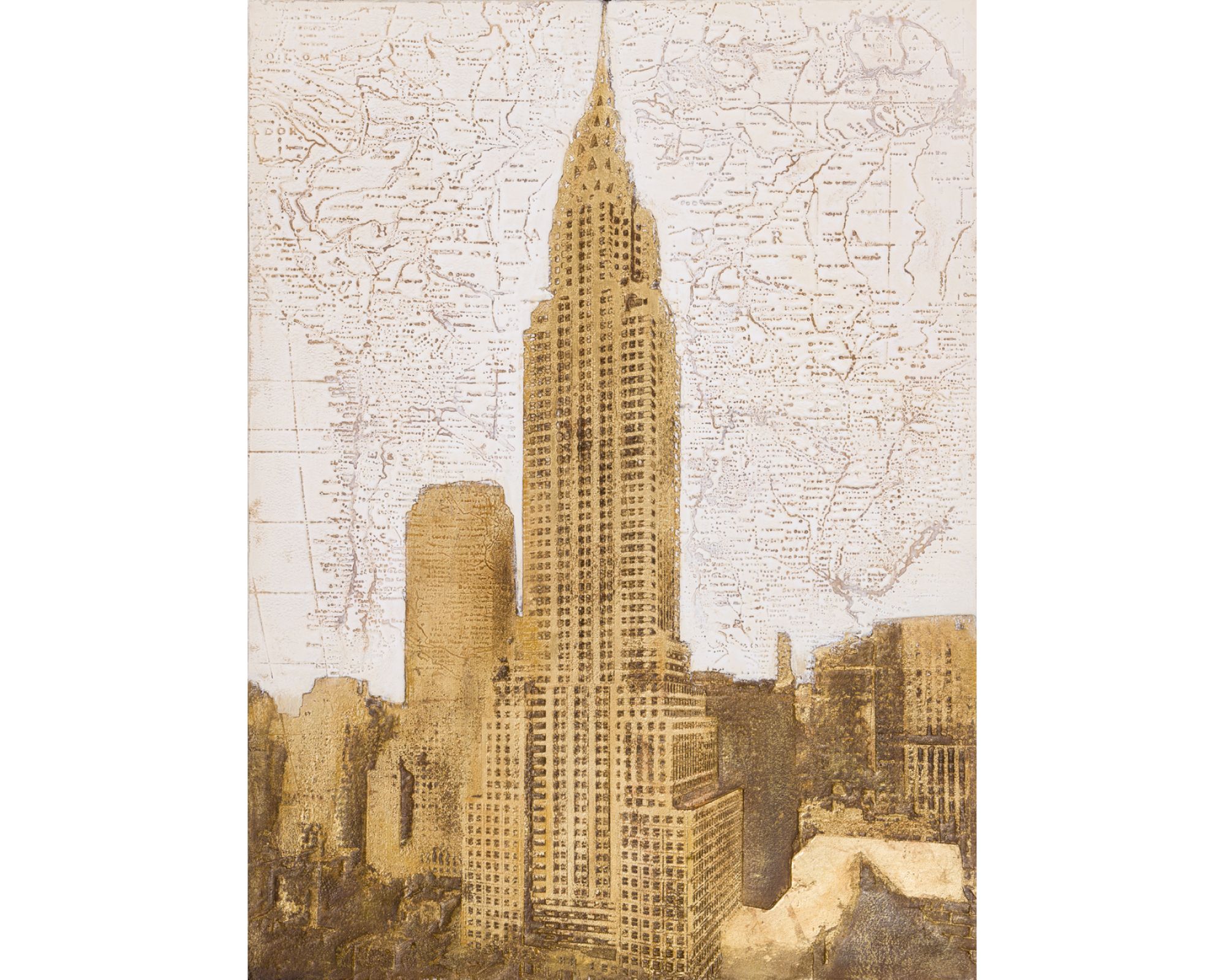 die Faktorei »Empire State Building« Struktur-Wandbild 90x120 cm