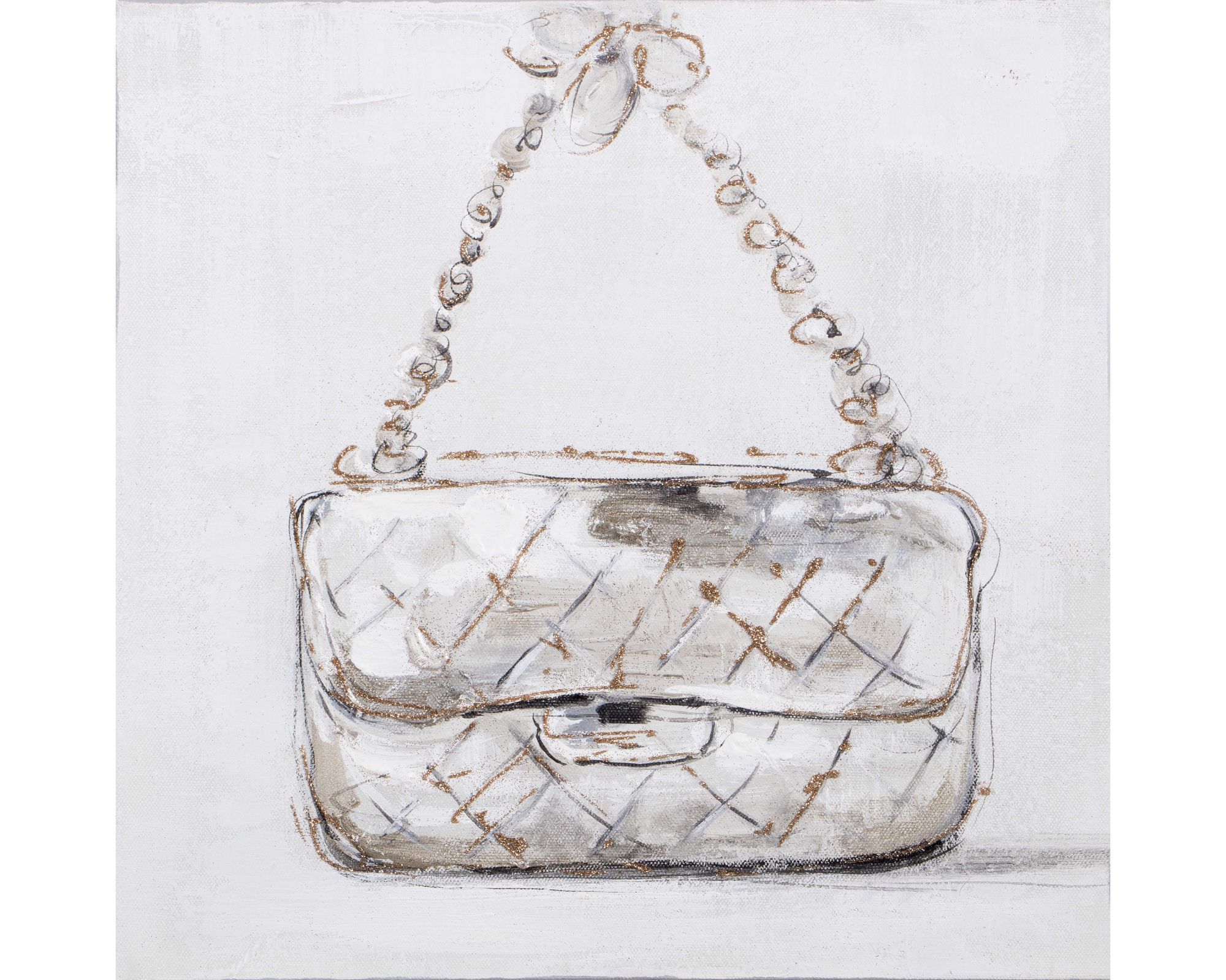 die Faktorei »Handtasche II« Wandbild 30x30 cm