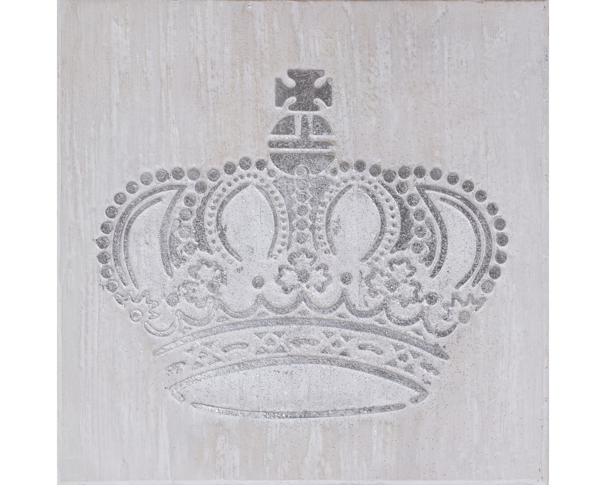 die Faktorei »Krone Silber« Wandbild 60x60 cm