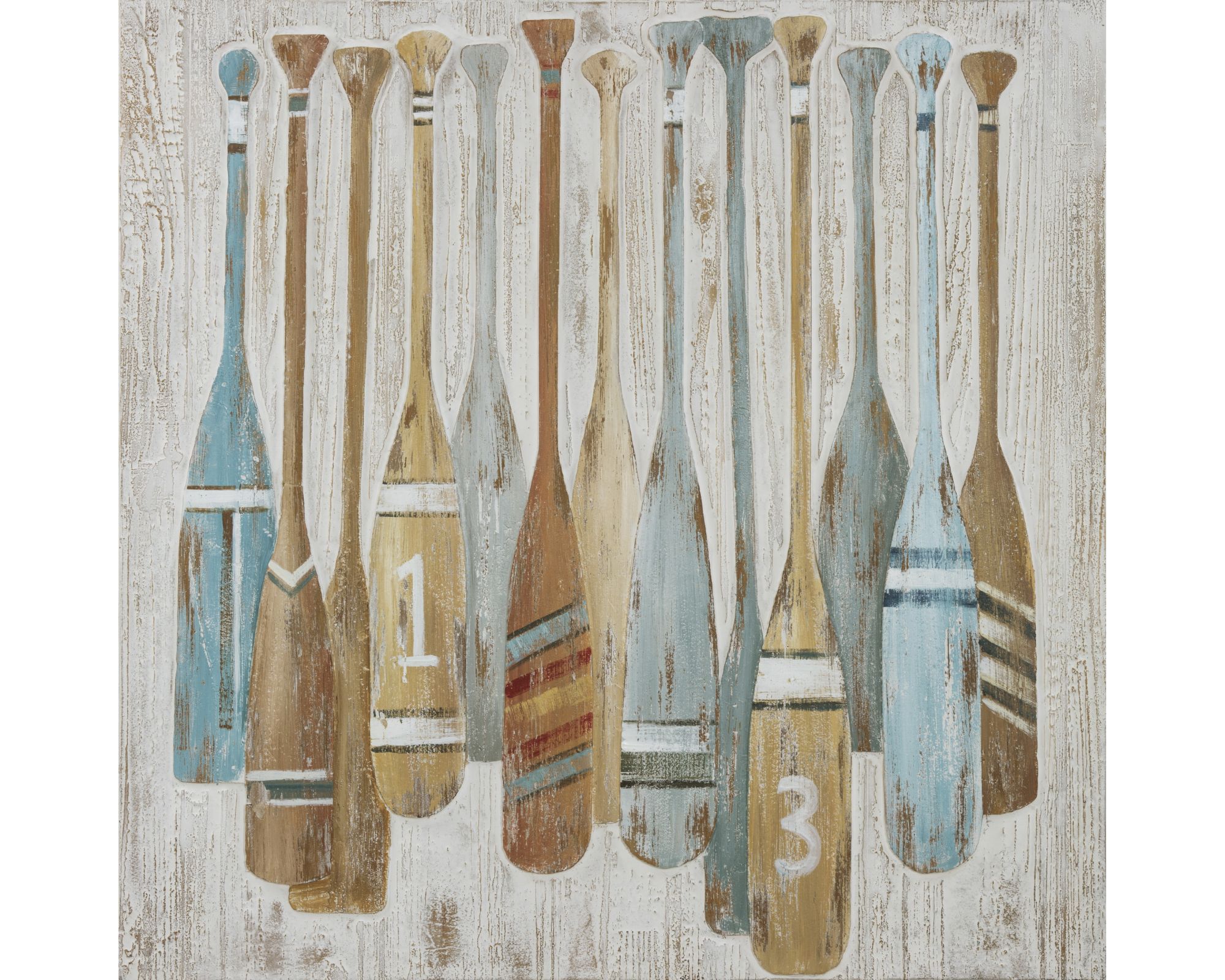 die Faktorei »Paddel« Wandbild 100x100 cm