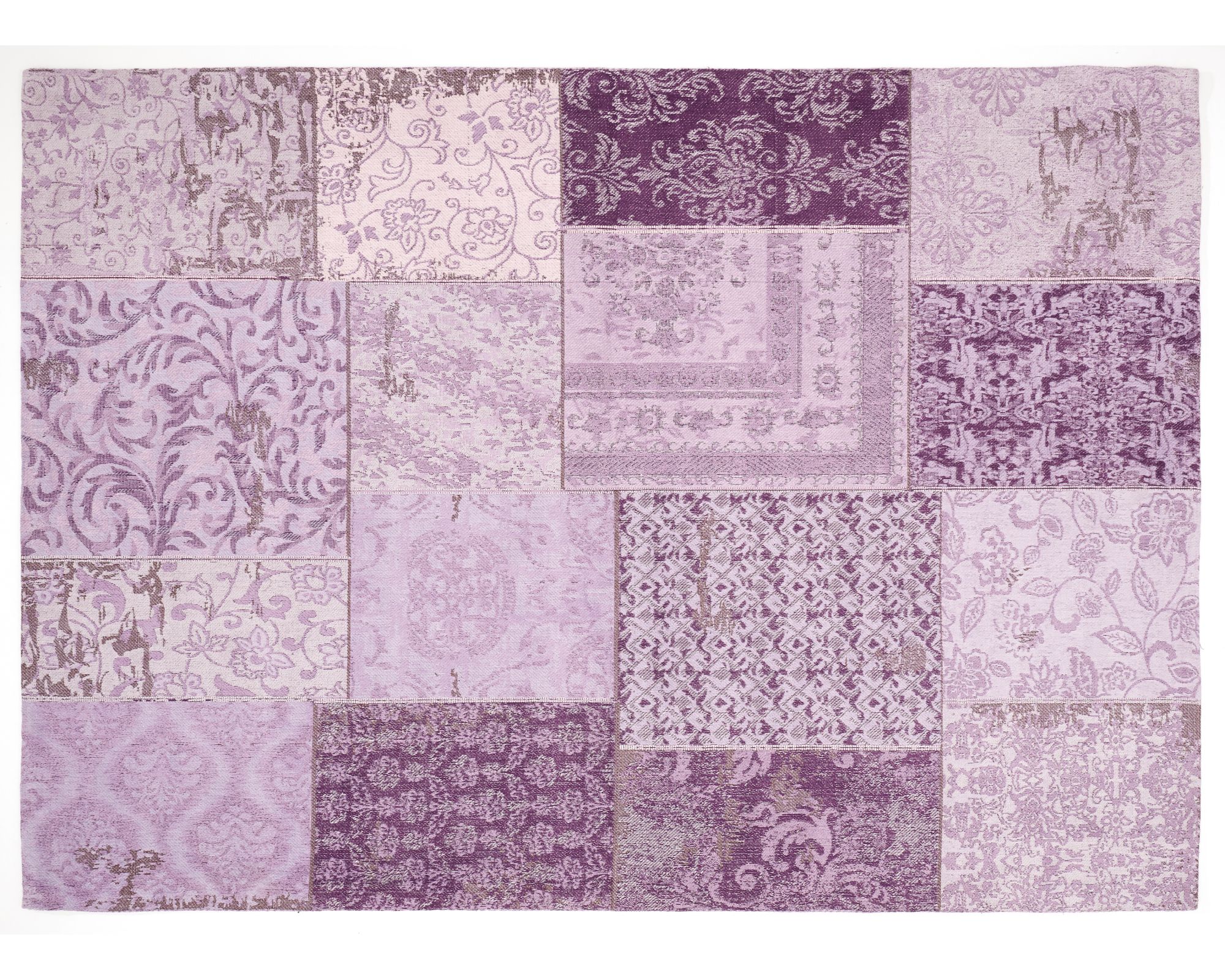 die Faktorei »Patchwork« Vintage Teppich purple 200x300cm