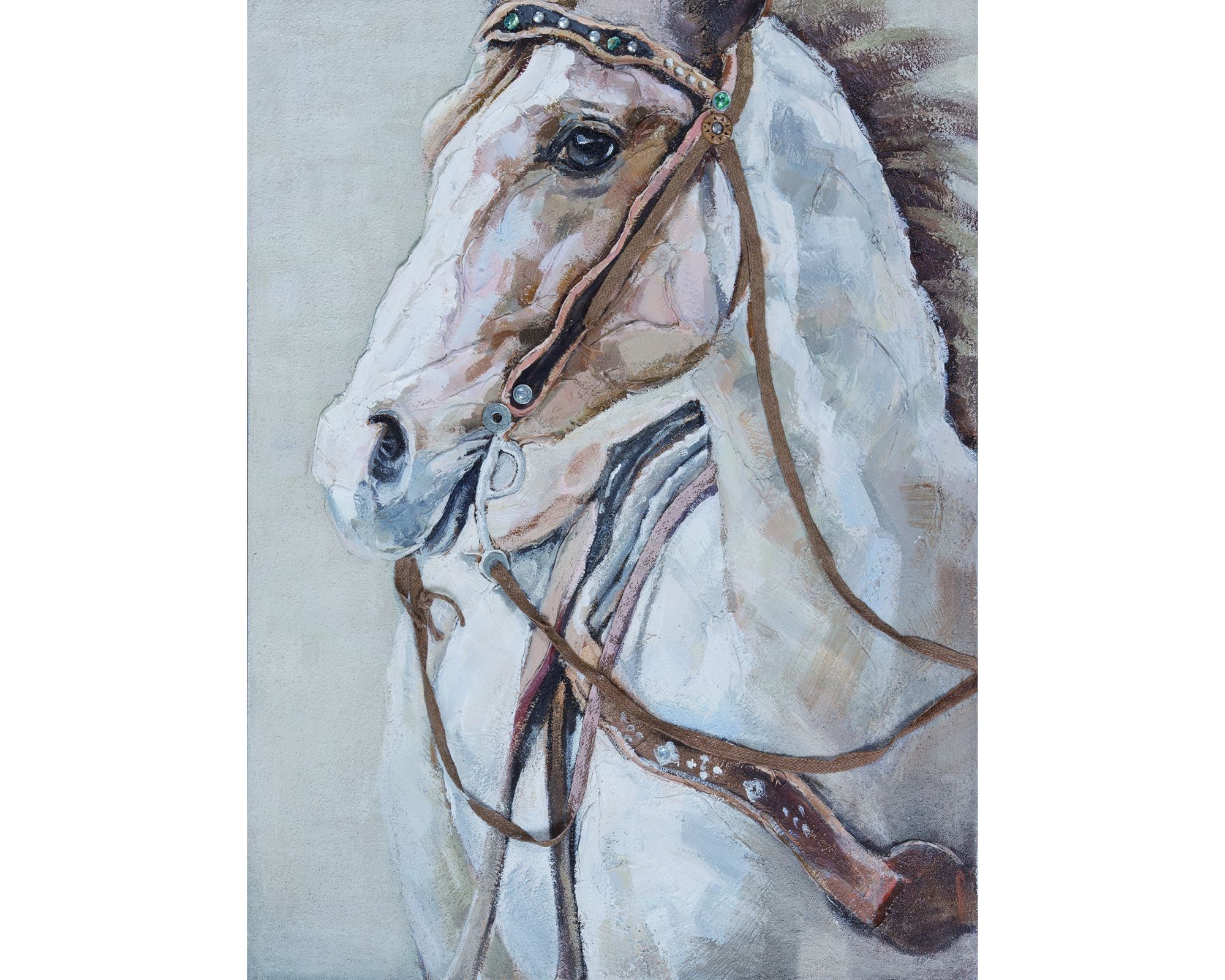 die Faktorei »Pferd« 3D-Wandbild 90x120 cm