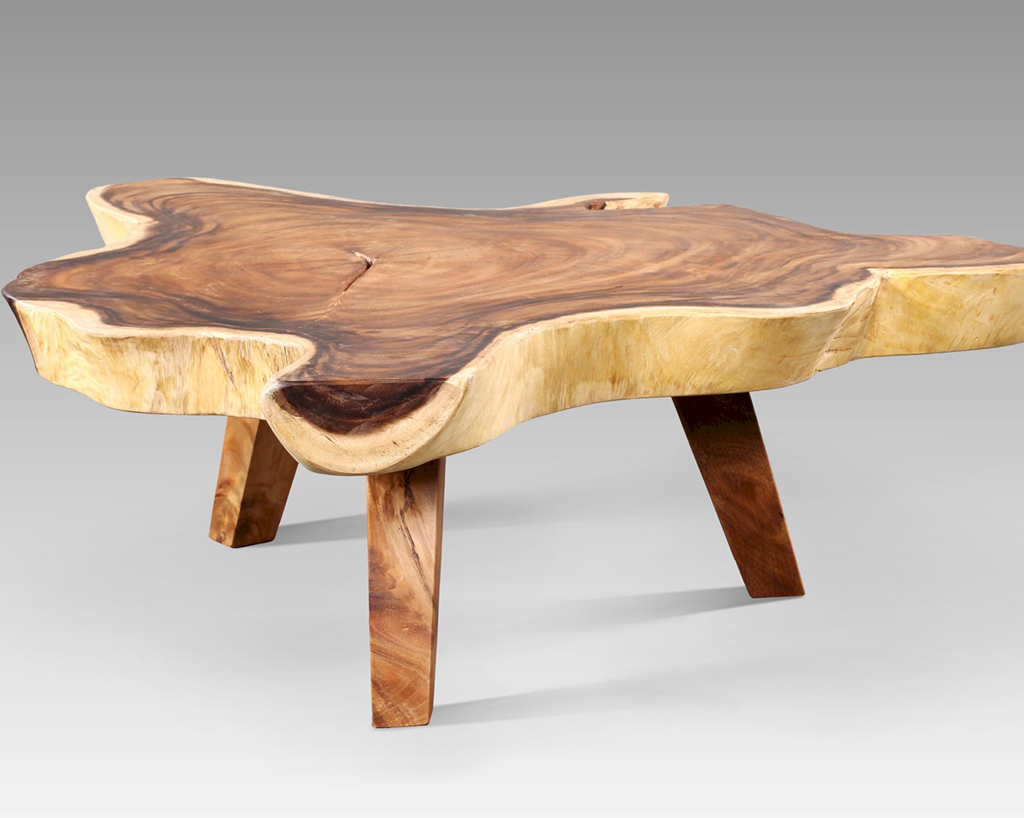 die Faktorei »Quantum« Unikat Couchtisch 110x110 cm