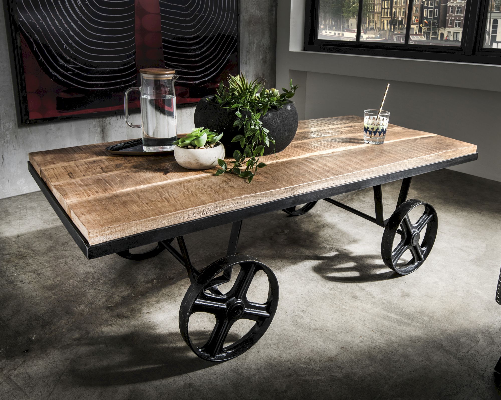 die Faktorei »Rail« Couchtisch 120x36x60 cm