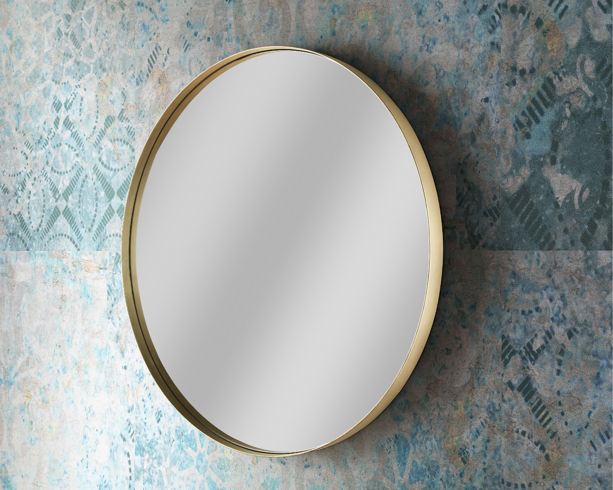 die Faktorei »Round« Spiegel gold Ø 90 cm