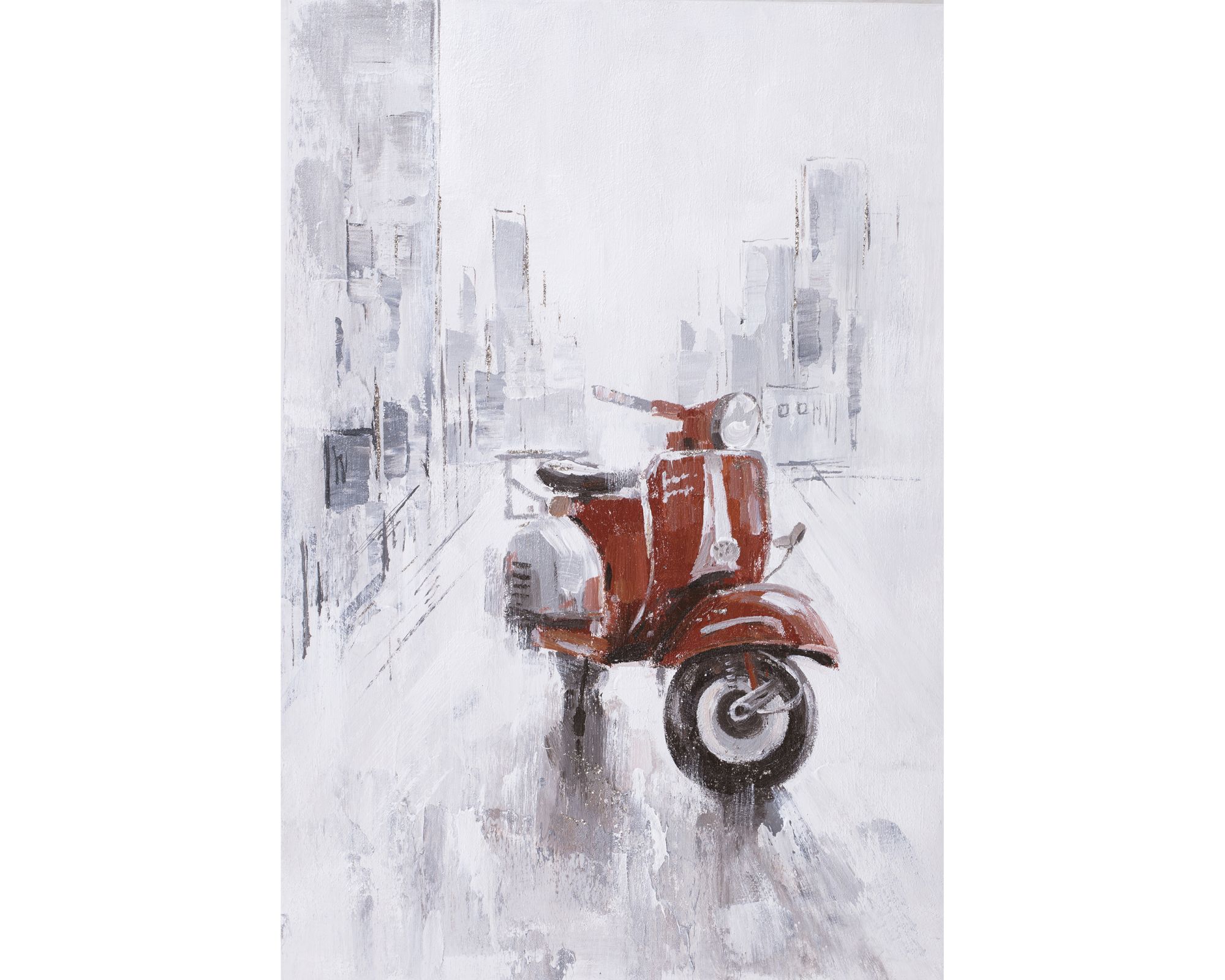 die Faktorei »Vespa rot« Wandbild 60x90 cm