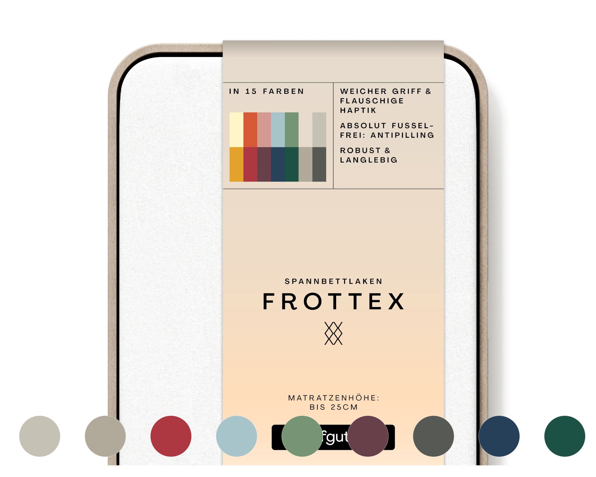 schlafgut »Plus« Frottex Spannbettlaken M / 542 Purple Deep