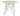 Actona »Prunus« Ecktisch rund Travertin beige, Gestell Chrom