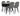 Actona »Wilma« Essgruppe 5-teilig Wildeiche White-Wash Dekor