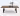 Bodahl Concept4You »Palermo« Massivholz Couchtischplatte Rustic Oak mit Gestell
