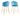 SalesFever »Arielle« Barhocker 2er-Set blau