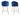 SalesFever »Arielle« Barhocker 2er-Set dunkelblau