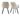 SalesFever »Cristobal« Armlehnstuhl 2er-Set beige