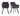 SalesFever »Cristobal« Armlehnstuhl 2er-Set grau