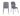 SalesFever »Freddie« Stuhl 2er-Set grau