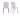 SalesFever »Freddie« Stuhl 2er-Set hellgrau