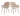 SalesFever »Steve« Armlehnstuhl 2er-Set beige
