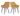 SalesFever »Steve« Armlehnstuhl 2er-Set gold